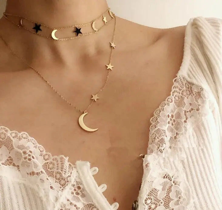 Infinity Gold Chain Plated Pendant Double Layered Ladies Choker Necklace -  China Jewelry and Fashion Jewelry price | Made-in-China.com